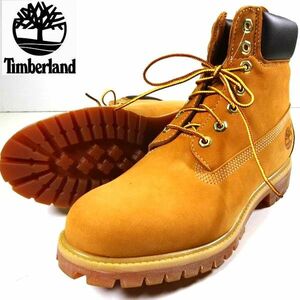 新品 ティンバーランド イエローヌバックレザー 6インチプレミアムウォータープルーフブーツ 26.5cm 8.5W Timberland メンズ 男性用