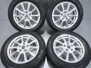 ブリヂストン ECO FORME SE-15 6.5J+46 5-114.3 / バリ山！BLIZZAK VRX2 205/55R16 4本セット / 80ノア・ヴォクシーなど 『W343』