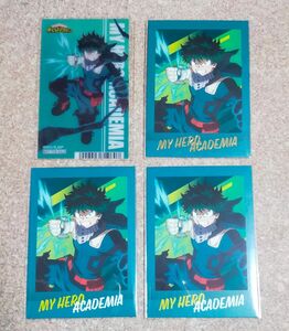 僕のヒーローアカデミア ヒロアカ ぱしゃこれ 緑谷 出久 箔押し アニメイト 特典付き 9枚セット