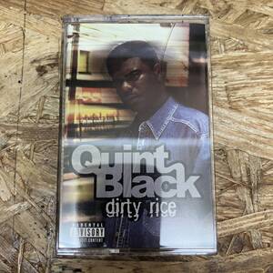 シ HIPHOP,R&B QUINT BLACK - DIRTY RICE アルバム! TAPE 中古品