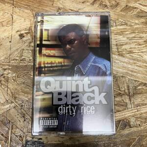 シ HIPHOP,R&B QUINT BLACK - DIRTY RICE アルバム TAPE 中古品