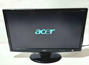 acer エイサー LCD モニター 24インチワイド H243H 液晶 光沢 2009年製 パソコン PC 2009年製