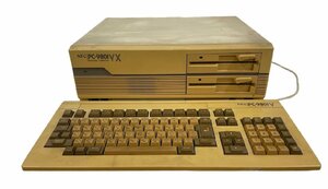 【レトロ】 NEC パーソナルコンピューター PC-9801VX 1983年 ヴィンテージ 9800シリーズ 本体 キーボード 昭和 FD 日本製
