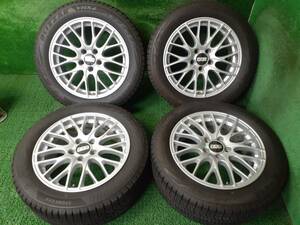 BBS CS027 17×7 +38 PCD114.3 215/55R17 ブリヂストン VRX2 4本 売切!!