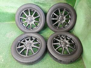 軽自動車サイズ PRACTIVA 155/65R14 ホイールセット 4本 中古 売切!!