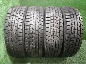 溝有 ダンロップ WINTERMAXX WM02 165/65R15 ノート等に 4本セット 中古 売切!!