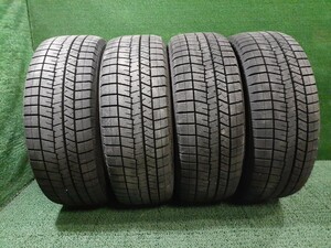 ダンロップ WINTERMAXX WM03 205/55R16 溝有スタッドレス4本 カローラスポーツ等 中古 売切!!