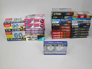 安い！　未使用　カセットテープ　TDK MA-R　メタル１本　ハイポジ約19本　ノーマル15本　全35本　本数はご自身でご確認ください。（GGFRD
