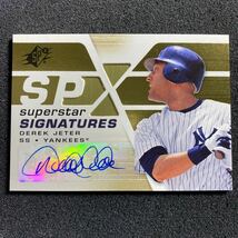 2008 Upper Deck SPX Derek Jeter Autographed Card 直筆 オート サイン シール シリアル無し 実物は結構綺麗、、、！デレク ジーター_画像1