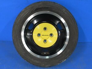 モデューロ N-BOX 14インチ 4.5J +40 PCD100 4穴 155/65R14 75H タイヤ ホイール 1本 (g090083)