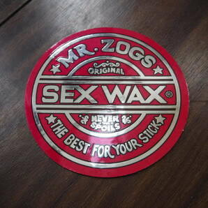 ◆新品U.S.セックスワックス【SEX WAX】輸入ロゴ◎StickerステッカーRM限定◆定形郵便対応の画像1