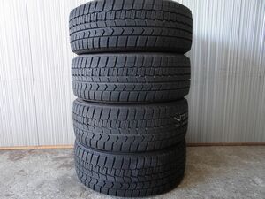 ★205/50R17 205 50 17 DUNLOP WINTER MAXX WM02 17年製 中古スタッドレス 冬タイヤ バリ山 溝有 深溝 売切