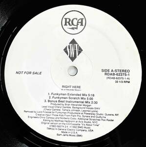 SWV / Right Here (Remixes) 【12''】1992 / US / RCA / RDAB-62375-1 / 検索：Lord Finesse / 333yen vinyl