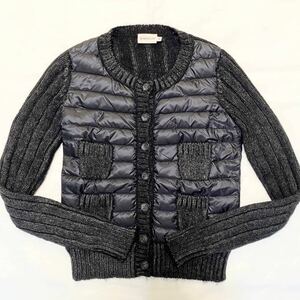 【最安値】MONCLER モンクレール ニット カーディガン ブラック XS