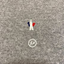 【最安値】MONCLER モンクレール × FRAGMENT DESIGN フラグメントデザイン コラボ ニット　グレー　S_画像6