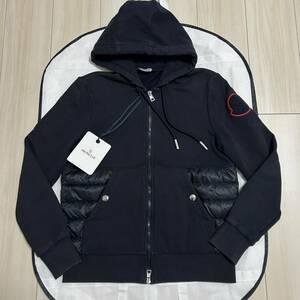 【レア】【美品】MONCLER モンクレール　ダウン　パーカー　ネイビーM