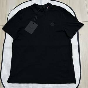 【美白】【レア】MONCLER モンクレール　ラバーワッペン　Tシャツ　黒　S