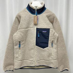 M 新品 難あり パタゴニア patagonia クラシック レトロX フリース ジャケット CLASSIC RETRO X JACKET レトロ X メンズ NATURAL さんま