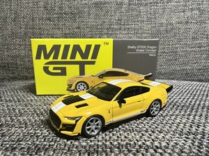 MINI GT 1/64 535 シェルビー GT500 ドラゴンスネーク コンセプト イエロー (左ハンドル)