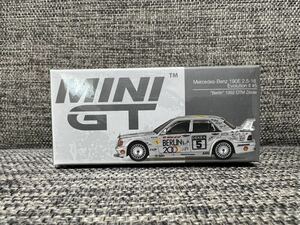 MINI GT 1/64 196 メルセデス ベンツ 190E 2.5-16 EvolutionⅡ #5 Berlin 1992 DTM 左ハンドル