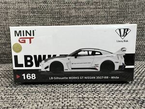 MINI GT 1/64 168 LB-Silhouette シルエット　ワークス　GT 日産　35GT-RR ホワイトVer.1 ホワイト　左ハンドル