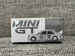 MINI GT 1/64 197 メルセデス ベンツ 190E 2.5-16 エボリューション II DTM Zolder 1992 #6 Berlin 左ハンドル