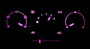  Impreza GG2/GG3 manual air conditioner lighting for LED for 1 vehicle set! pink 