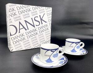 未使用　DANSK　ダンスク　Tivoli　チボリ　カップ＆ソーサー 　2客　中古保管品　現状品　返品不可