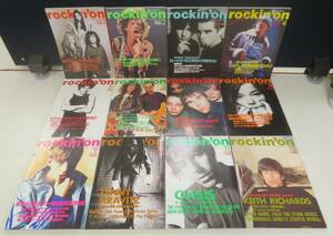 I00009855/●雑誌x12/「ロッキング・オン・rockin'on Vol.24 1995 1月～12月号、ビョーク、Led Zeppelin、Stone Roses、BLUR、OASIS、