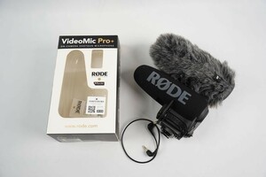 【国内正規品】 RODE ロード VideoMic Pro+ コンデンサーマイク VMP+ウインドシールド付き