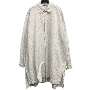 ARTS＆SCIENCE　 22AW French grampa long shirt Rabbitうさぎ総柄チュニックロング 商品番号：8069000097115