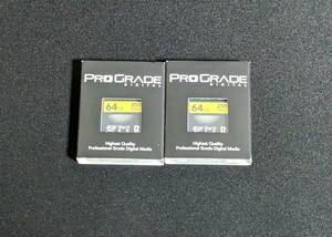 ☆ProGrade Digital☆　プログレードデジタル　SDXC UHS-II V60 GOLD 64GB　2枚セット