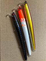 スカジットデザイン　SLミノー　16cm　3点　ハンドクラフト　SKAGIT DESIGNS　シーバス トラウト バス　K-TEN DUO ザウルス　チップミノー_画像2