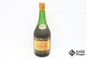 ◇注目! アベラワー V.O.H.M. 12年 ピュアモルト 750ml 43% スコッチ