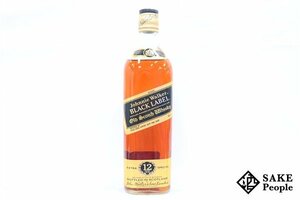 ◇注目! ジョニーウォーカー ブラックラベル 12年 エクストラ スペシャル 黒金 キャップ 750ml ※度数記載なし スコッチ