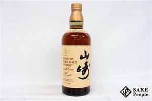 ◇1円～ サントリー 山崎 12年 ピュアモルト 向獅子マーク 760ml 43％ ジャパニーズ SUNTORY YAMAZAKI