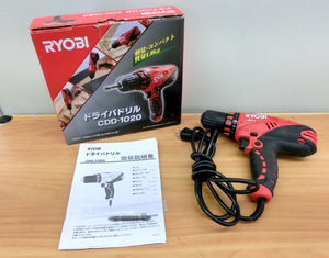 RYOBI ドライバドリル CDD-1020 説明書付き 電動工具 リョービ 札幌市西区