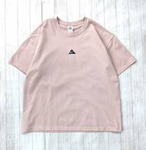 NIKE ASG/ナイキ エーシージー/ACG Logo Tee Pink Oxford/フロント刺繍ロゴ半袖Tシャツ/SIZE XXL/ビッグシルエット/滑らか素材_画像1