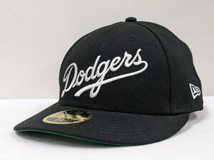 Ron Herman×NEW ERA/ロンハーマン×ニューエラ/RHC/Dodgers 6-panel Cap/ドジャース立体刺繍ロゴキャップ/ブラック