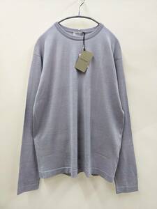 JOHN SMEDLEY/ジョンスメドレー/A4514 PULLOVER CN LS/クルーネックニット/セーター/シーアイランドコットン×メリノウール/新品タグ付き 