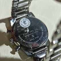 未使用品？ZIPPO 　腕時計　ジッポ　クロノグラフ　クォーツ　3針　メンズ　シルバー　ヴィンテージ　10気圧防水　当時物　現状品扱い_画像8