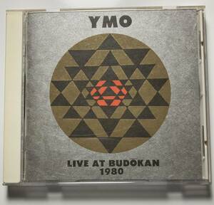 YMO 「LIVE AT BUDOKAN 1980」 ライブアット武道館　1980　ALCA-543 　93年盤 CD　中古 