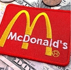 mini ワッペン McDonald's マクドナルドMW085