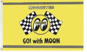 mooneyes ムーンアイズ　ミニフラッグYE③　60×90A×