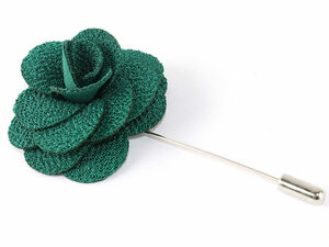  джентльмен для бизнес casual party роза узор брошь букетик . цветок # темно-зеленый FA-45952