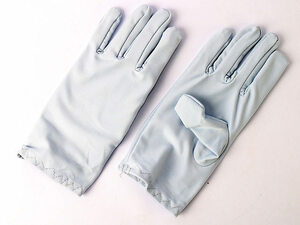  plain sunscreen UV cut Short gloves # gray FA-46603