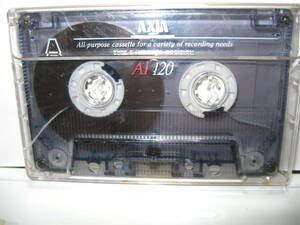 使用済み　中古　カセットテープ　富士アクシア　A1　Type1　ノーマル　912分　1本　爪なし　No1925　ケース割れあり