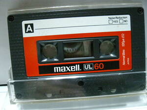  used . used cassette tape Hitachi Maxell.l60 Type1 normal 60 minute 1 pcs nail equipped No276