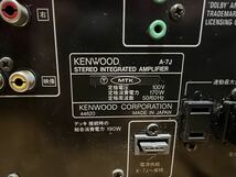 Kenwood 7j コンポ　DP-7J A-7J CD デッキ　ジャンク_画像7