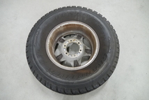 中古 265 70 15 ブリヂストン NR595 PCD139.7 6穴 6H タイヤ 社外 ホイール 4本 セット 265/70R15 スタッドレス15×7JJ オフ -10 (HT5213D)_画像6